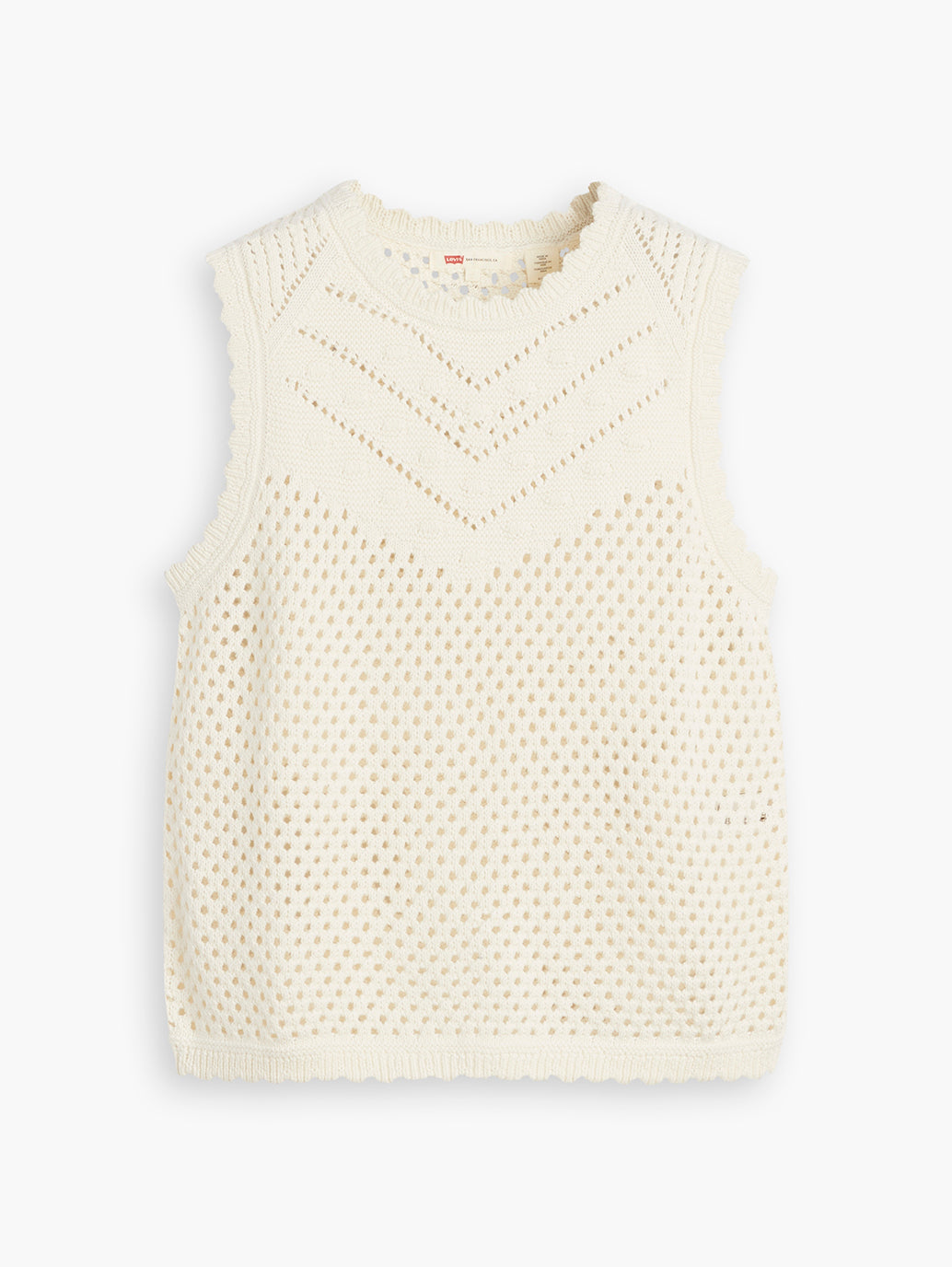 Women's Adrienne Crochet Tank Top - Front View