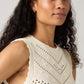 Women's Adrienne Crochet Tank Top - Detail View