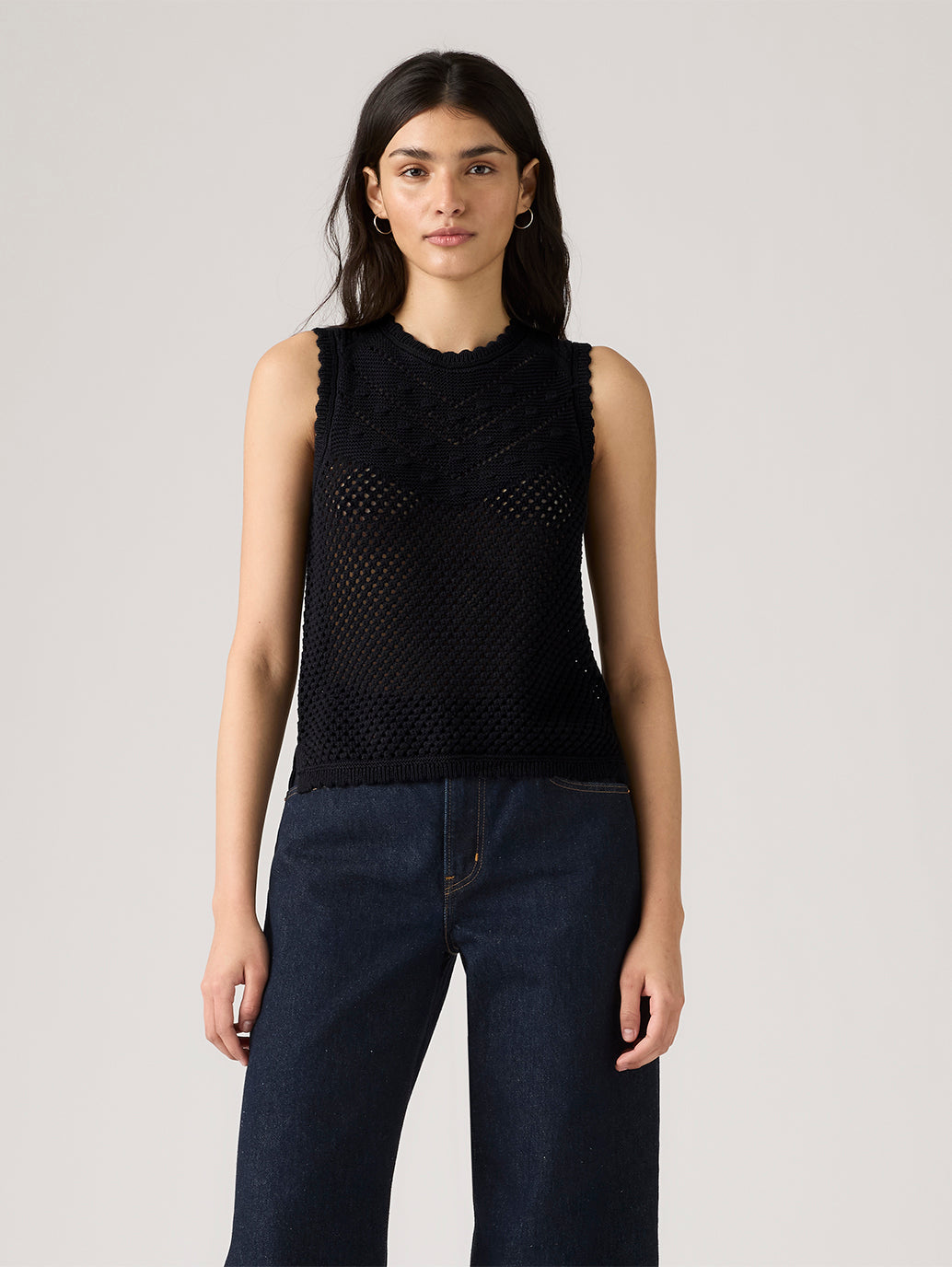 Women's Adrienne Crochet Tank Top - 0c6f78ae-5b02-42b2-b1da-cd53adb2dde4 View