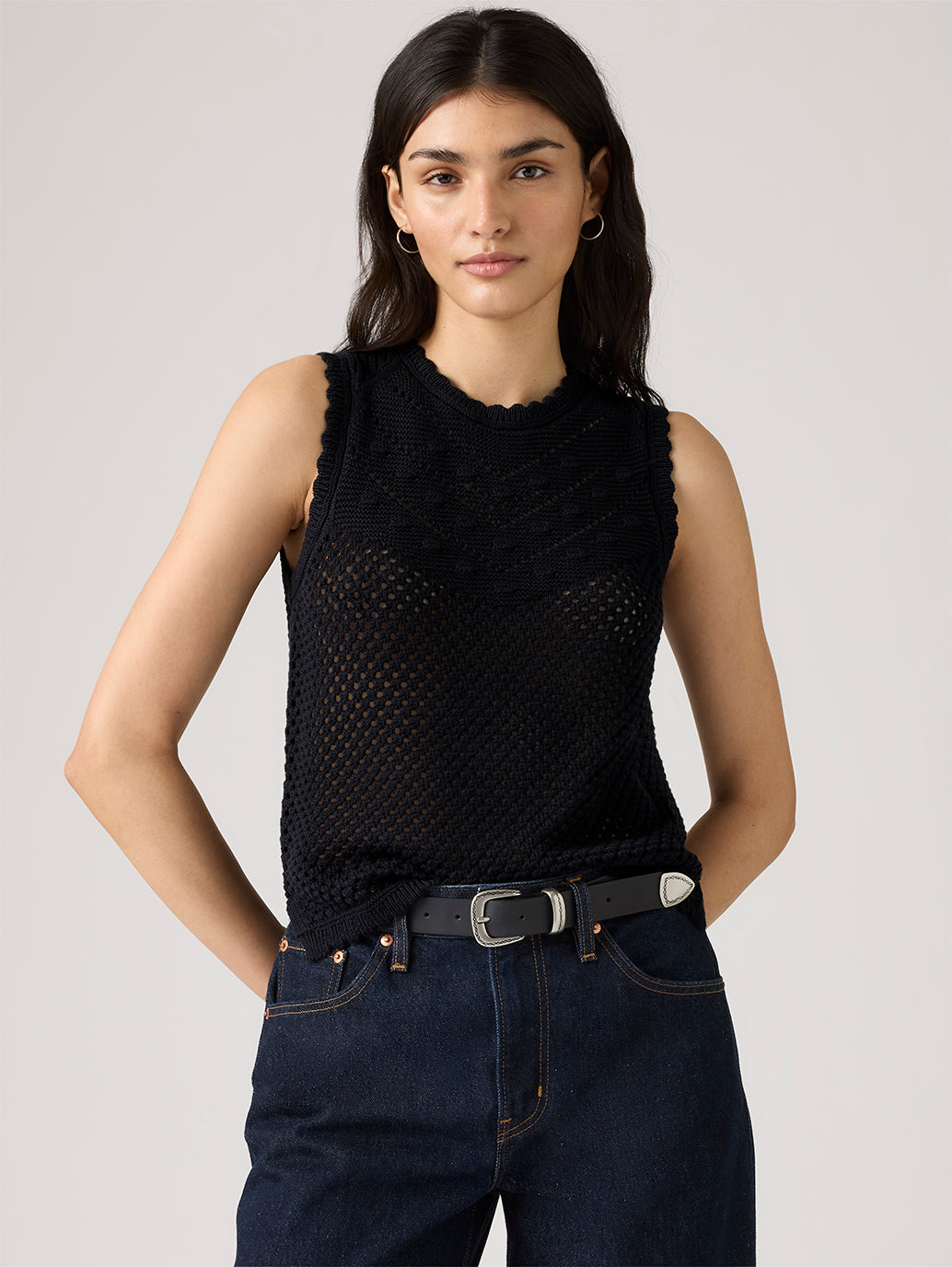 Women's Adrienne Crochet Tank Top – Levis India Store