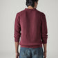 Men's Solid Regular Fit Sweater - Back View