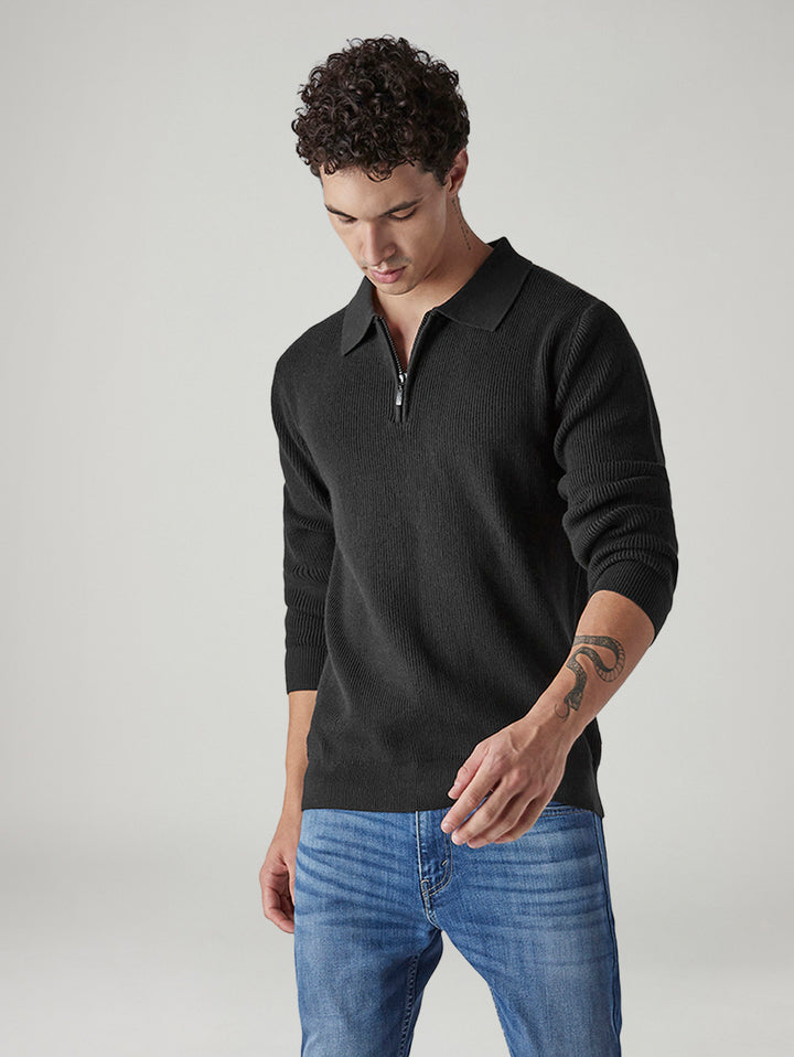 Men's Solid Regular Fit Sweater