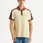 Men's Colorblock Multi Color Slim Fit Polo T-shirt - Front View
