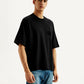 Men's Solid Loose Fit T-shirt - Side View