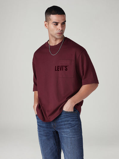 Men's Logo Printed Loose Fit Jersey T-Shirt-image-42
