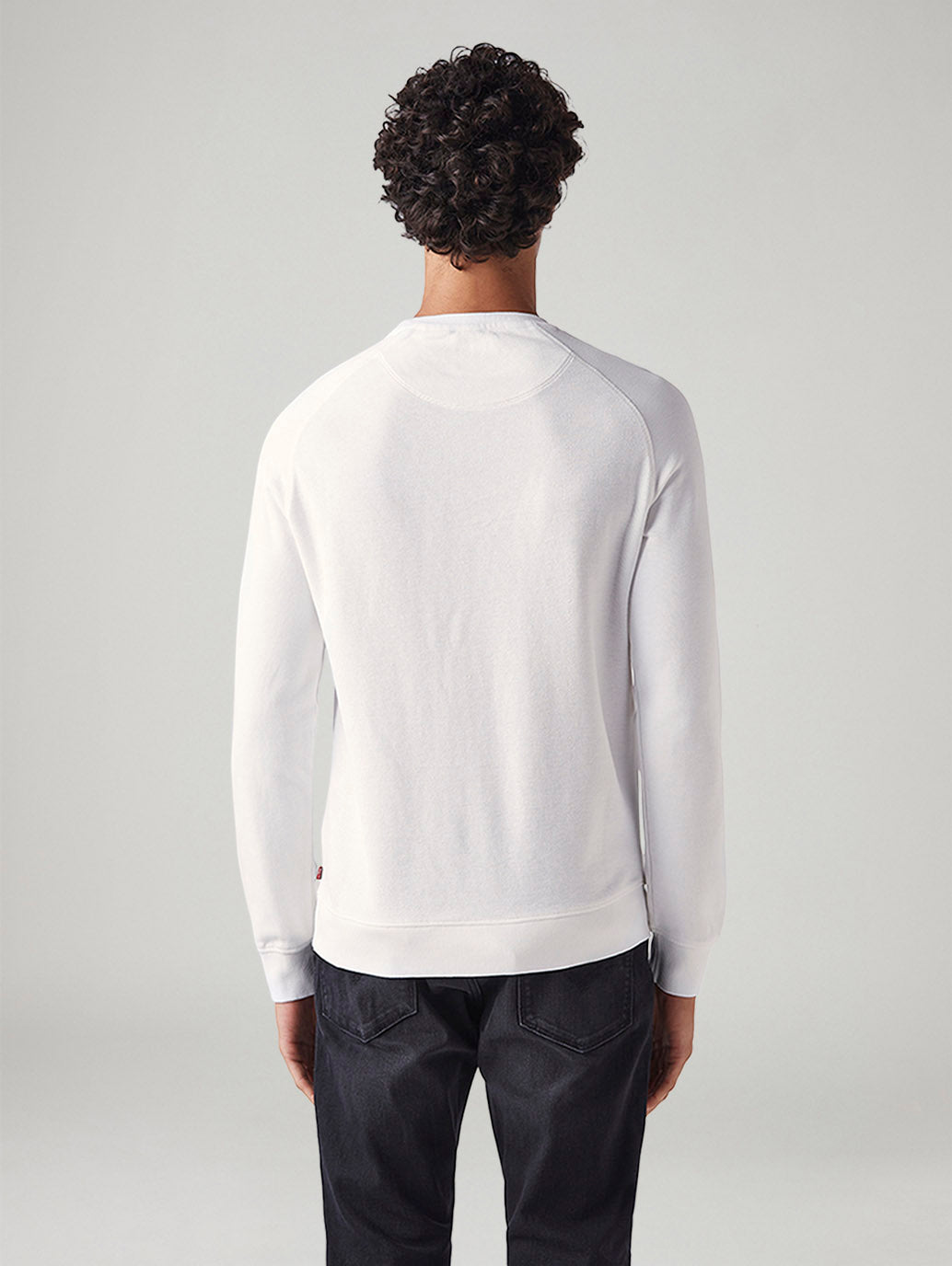 Men's Solid Regular Fit T-Shirt - Back View