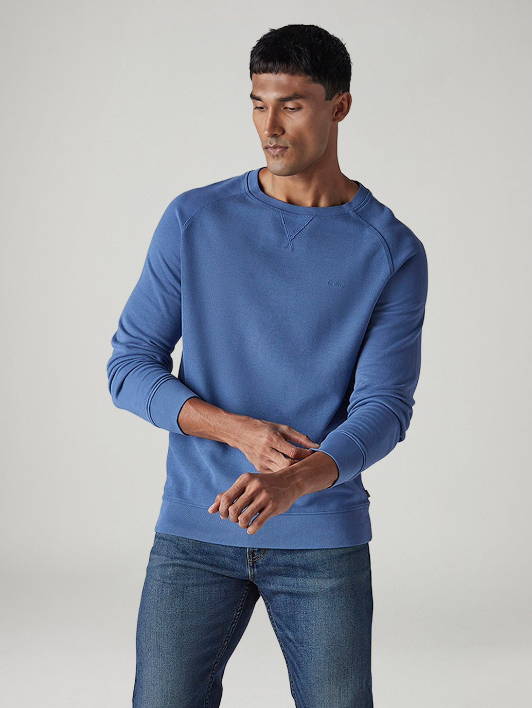 Men's Solid Regular Fit Waffle T-Shirt