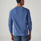 Men's Solid Regular Fit Waffle T-Shirt - Back View