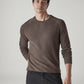 Men's Solid Regular Fit Waffle T-Shirt - Styleshot View