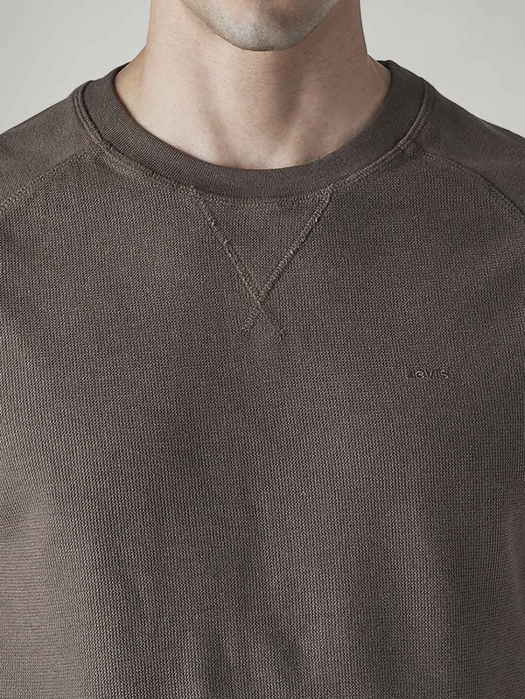 Men's Solid Regular Fit Waffle T-Shirt - 20 View