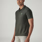Men's Solid Regular Fit Polo T-shirt - Side View