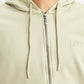 Men's Brand Logo Beige Hooded Sweatshirt - Detail View