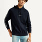 Men's Graphic Black Hooded Sweatshirt - Styleshot View