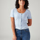 Women's Textured Slim Fit T-Shirt - Styleshot View