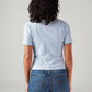 Women's Textured Slim Fit T-Shirt - Back View