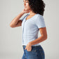 Women's Textured Slim Fit T-Shirt - Side View