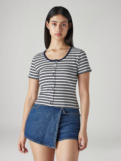 levi's Women's Striped Slim Fit Top-picture-28
