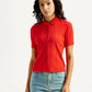 Women's Textured Slim Fit Shirt - Front View