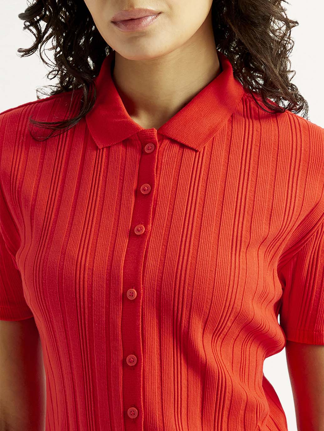 Women's Textured Slim Fit Shirt - 20 View