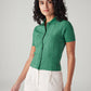 Women's Textured Slim Fit Ribbed Shirt - Styleshot View