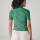 Women's Textured Slim Fit Ribbed Shirt - Back View