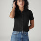 Women's Textured Slim Fit Ribbed Shirt - Styleshot View