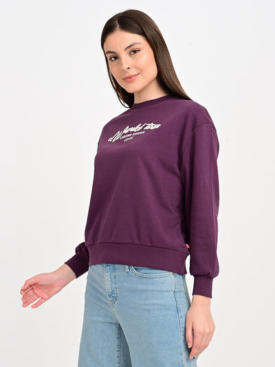 levi's Women's Typography Printed Regular Fit Sweatshirt-picture-36