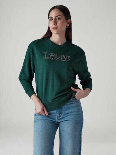 levi's Women's Logo Printed Regular Fit Sweatshirt-picture-37