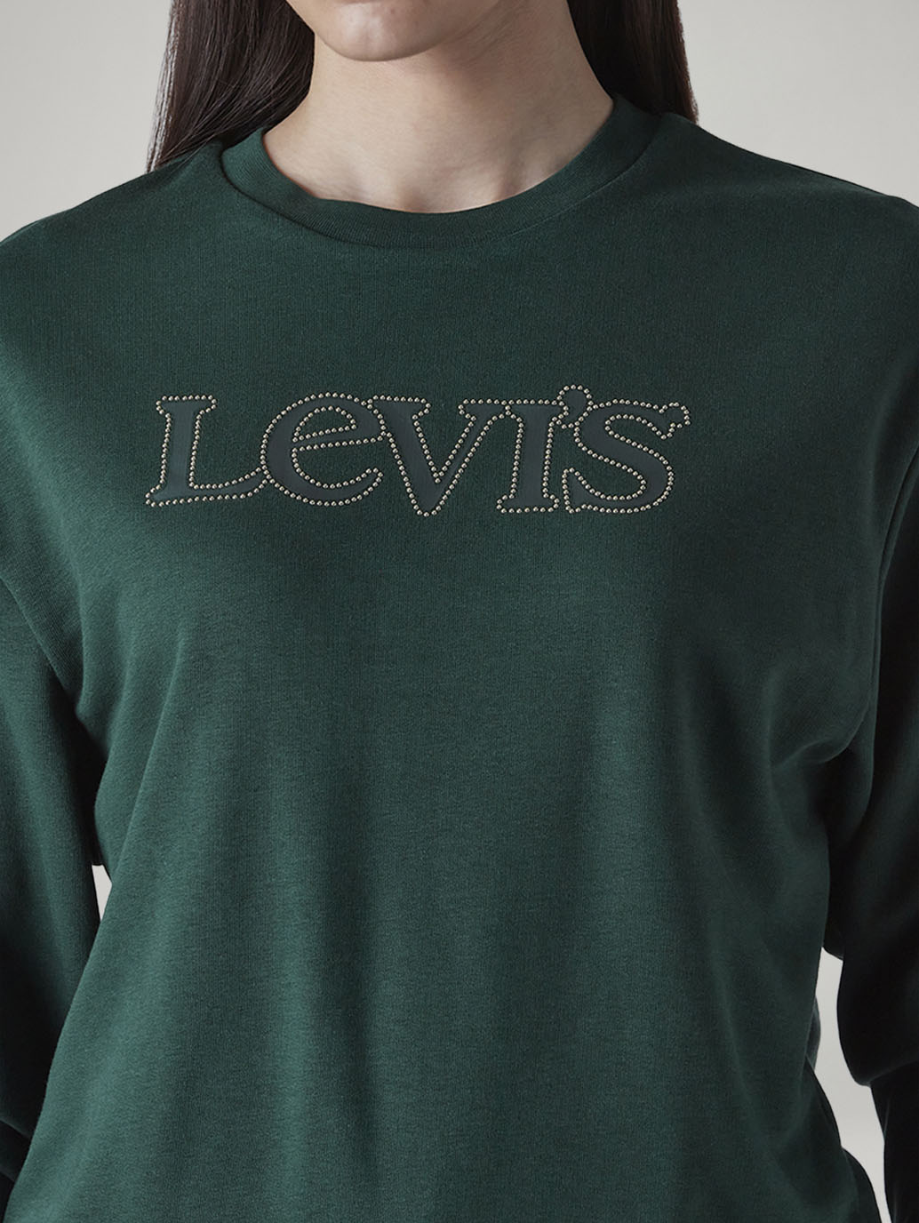 Women's Logo Printed Regular Fit Sweatshirt - detail View