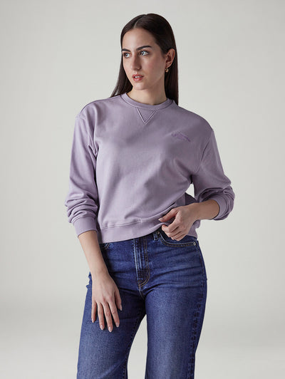 Women's Solid Regular Fit Sweatshirt-image-8