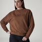 Women's Textured Regular Fit Sweatshirt - 20 View