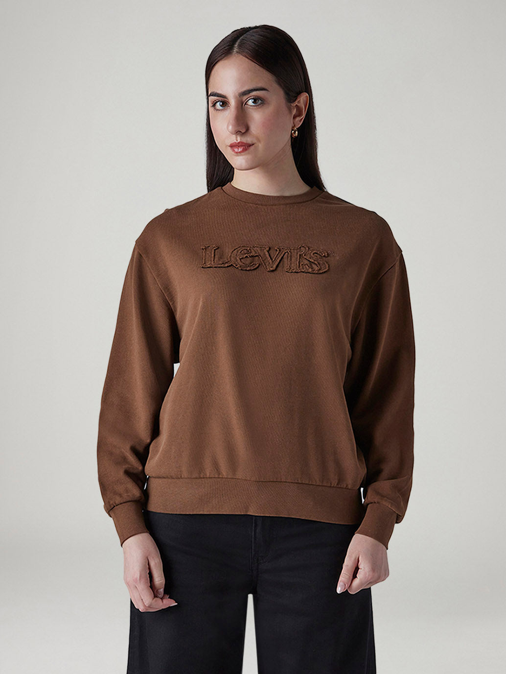 Women's Textured Regular Fit Sweatshirt - 20 View