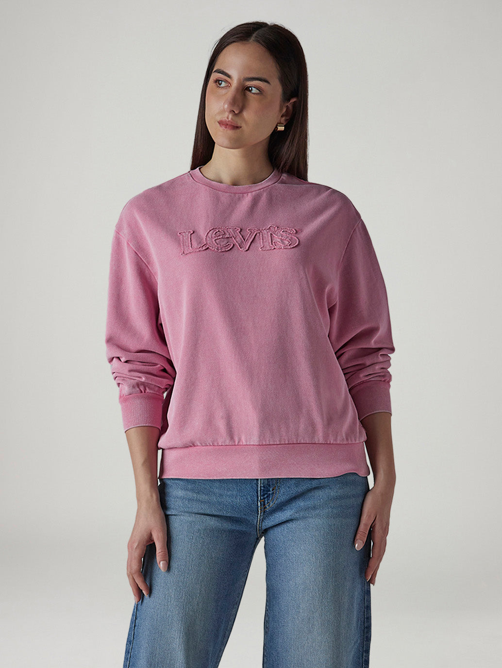 Women's Embroidered Regular Fit Sweatshirt