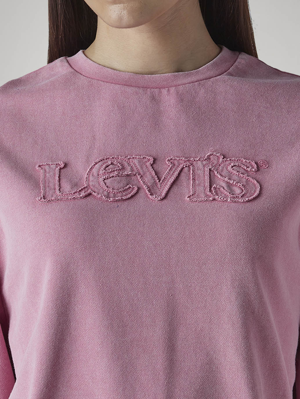 Women's Embroidered Regular Fit Sweatshirt - Detail View