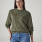 Women's Embroidered Regular Fit Sweatshirt - Front View