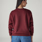 Women's Logo Printed Regular Fit Sweatshirt - Back View