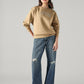 Women's Logo Printed Regular Fit Sweatshirt - Fullshot View