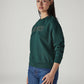 Women's Logo Printed Regular Fit Sweatshirt - Side View