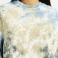 Women's Tie-Dye Multi Color Crew Neck Sweatshirt - Detail View