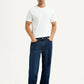 Men's 578 Dark Blue Loose Fit Mid Rise Jeans - Front View