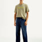 Men's 578 Dark Blue Baggy Fit Mid Rise Jeans - Styleshot View