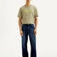 Men's 578 Dark Blue Baggy Fit Mid Rise Jeans - Front View