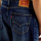 Men's 578 Dark Blue Baggy Fit Mid Rise Jeans - Detail View