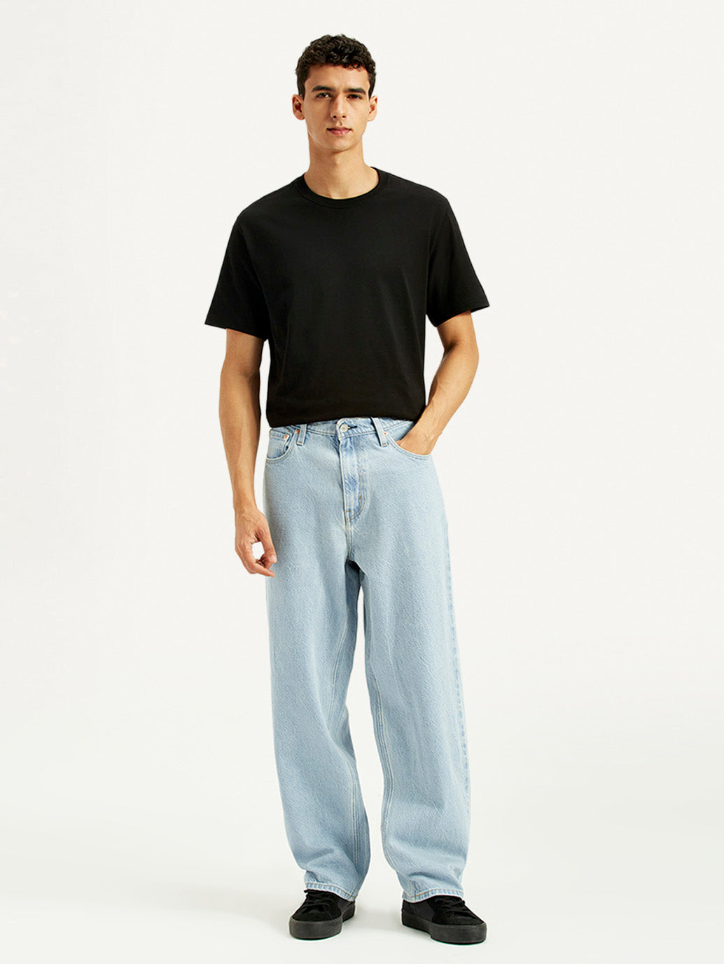 Men's 578 Light Indigo Loose Fit Mid Rise Jeans