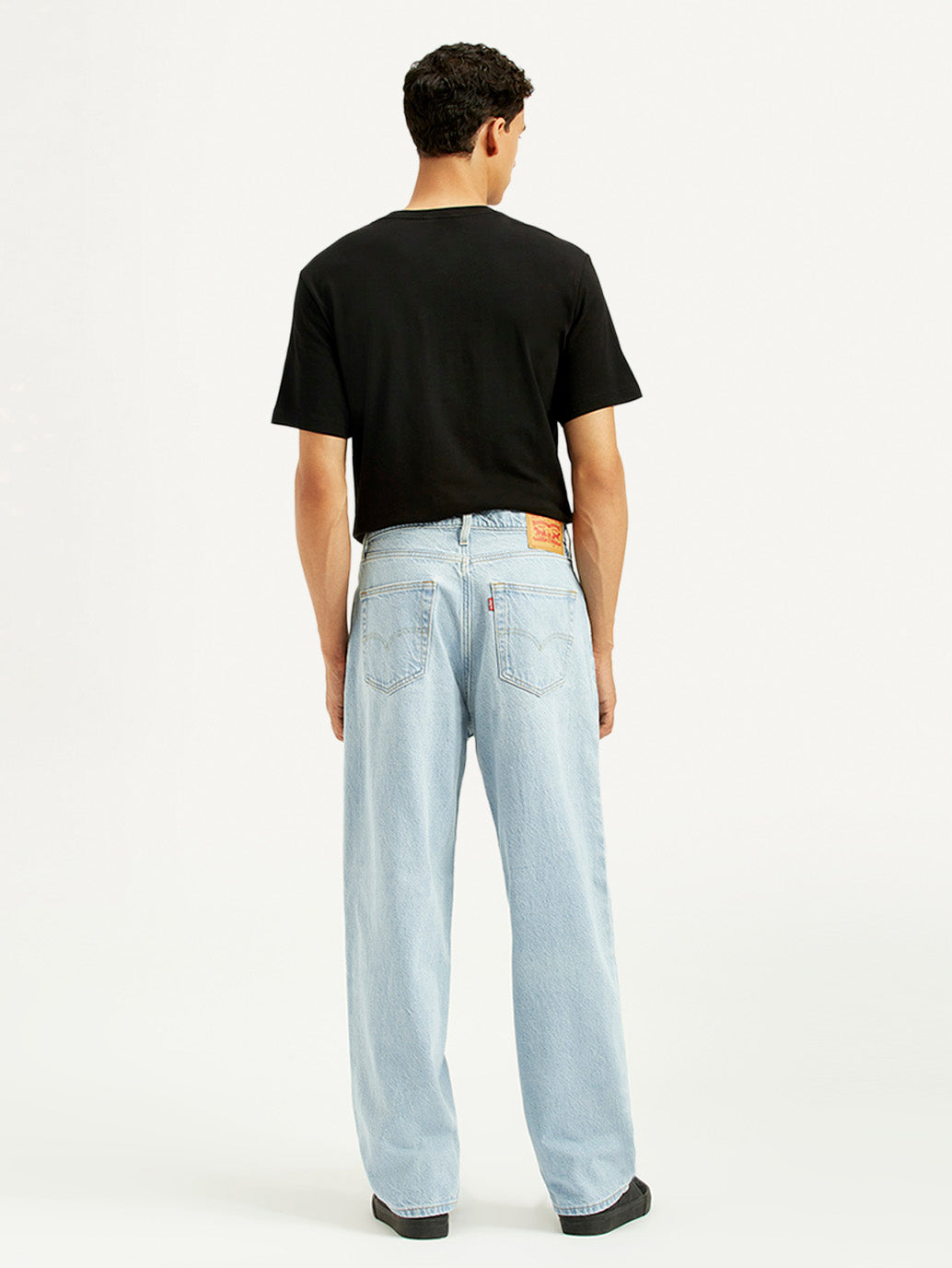 Men's 578 Light Indigo Loose Fit Mid Rise Jeans - Back View