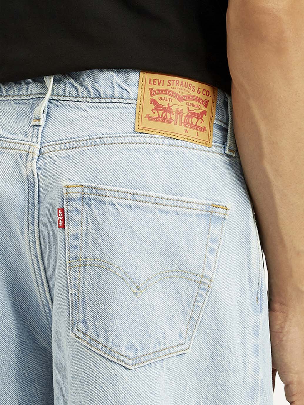 Men's 578 Light Indigo Loose Fit Mid Rise Jeans - Detail View