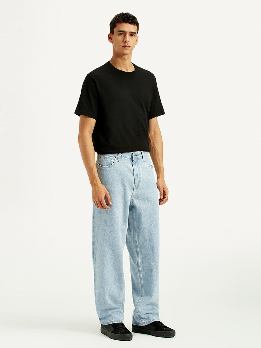 Men's 578 Light Indigo Loose Fit Mid Rise Jeans - Side View