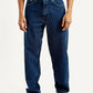 Men's 578 Dark Blue Loose Fit Mid Rise Jeans - Front View