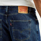 Men's 578 Dark Blue Loose Fit Mid Rise Jeans - Detail View