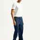 Men's 578 Dark Blue Loose Fit Mid Rise Jeans - Side View
